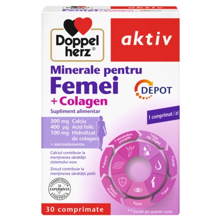 Doppelherz aktiv Minerale pentru Femei DEPOT Vedere frontală