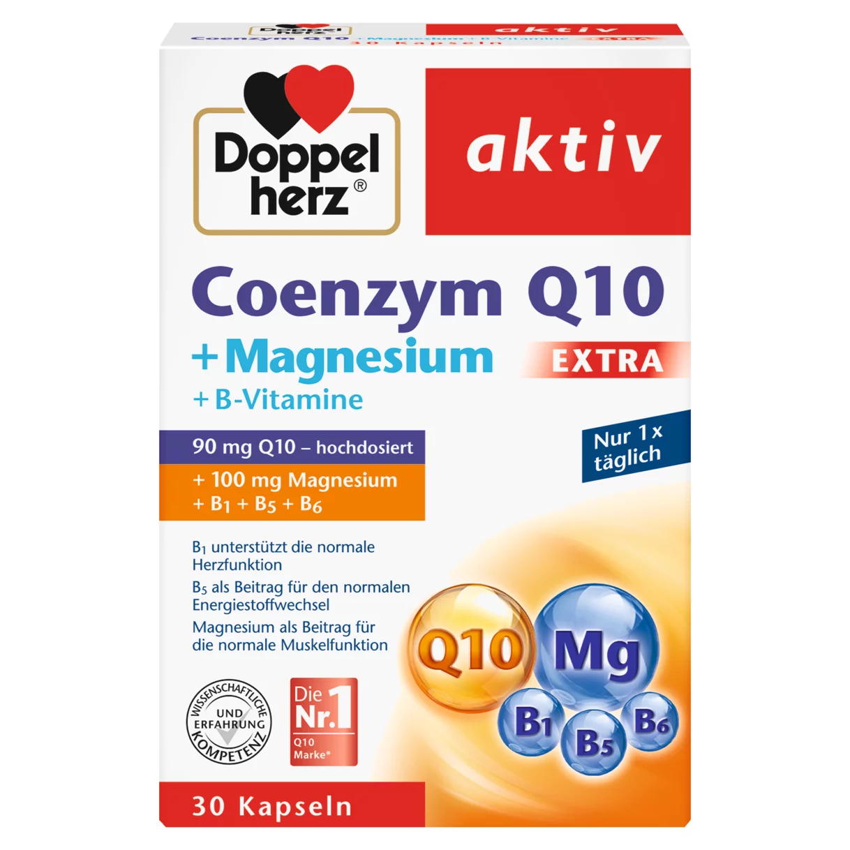 Doppelherz aktiv Coenzima Q10 Extra Vedere frontală