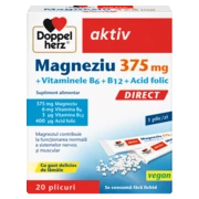 Doppelherz aktiv Magneziu 375  Vedere frontală