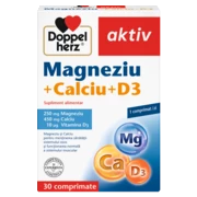 Doppelherz aktiv Magneziu + Calciu + D3 Vedere frontală