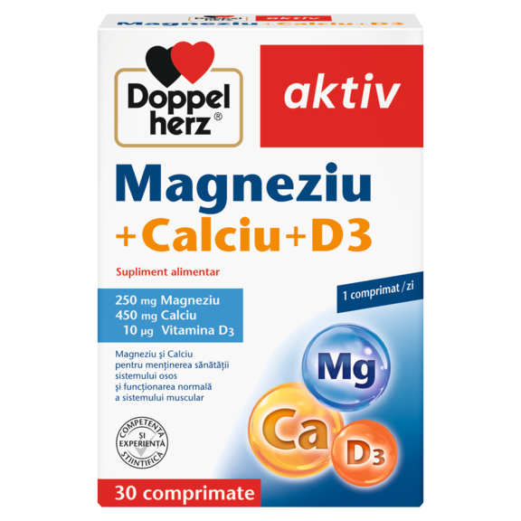 Magneziu + Calciu + D3