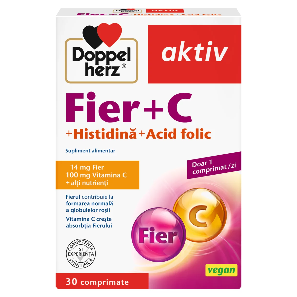 Doppelherz aktiv Fier + C Vedere frontală