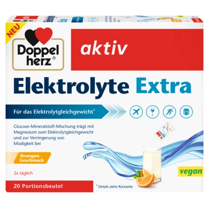 Doppelherz aktiv Electroliți Extra Vedere frontală