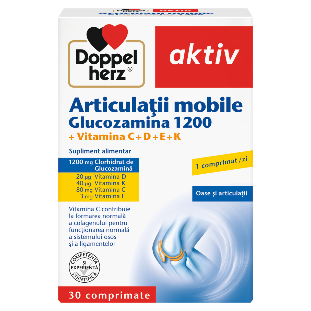 Articulații mobile Glucozamină 1200