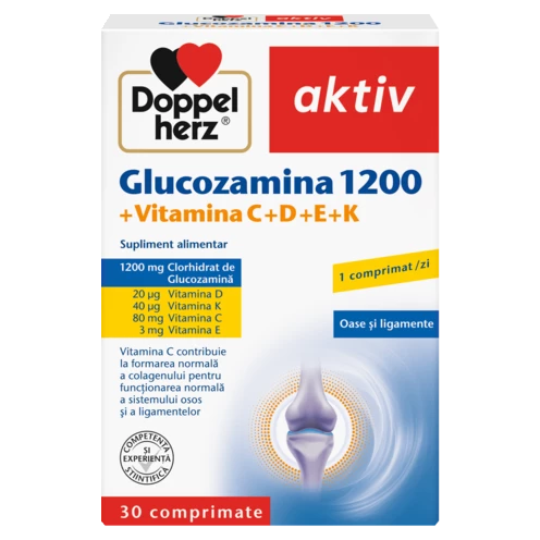 Doppelherz aktiv Glucozamină 1200 Vedere frontală