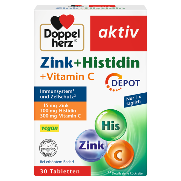 Zinc + Histidină + Vitamina C DEPOT