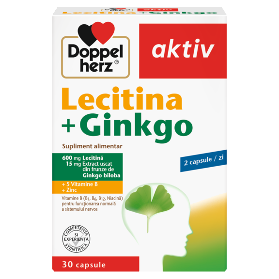 Lecitină + Ginkgo