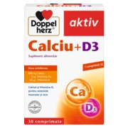 Doppelherz aktiv Calciu + D3 Vedere frontală