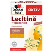 Doppelherz aktiv Lecitină + Vitamine B Vedere frontală