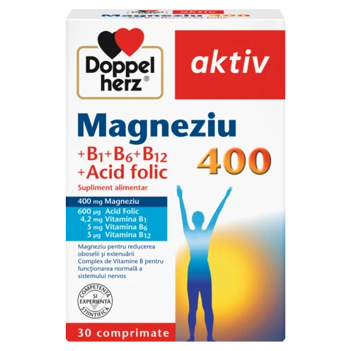 Doppelherz aktiv Magneziu 400 Vedere frontală