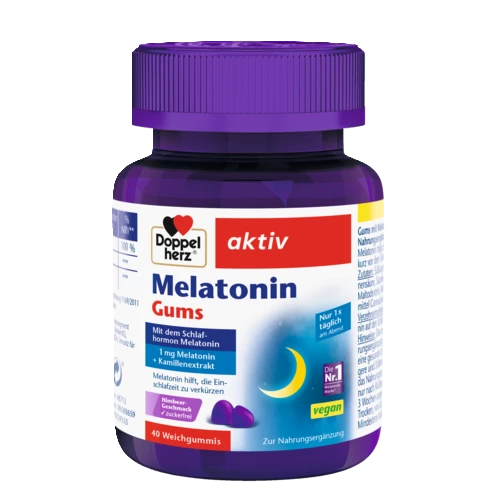 Doppelherz aktiv Melatonin Gums Vedere frontală