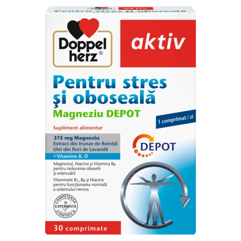 Doppelherz aktiv Pentru Stres și Oboseală  Vedere frontală