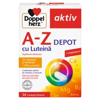 Illustration of the product packaging Doppelherz aktiv A - Z DEPOT front view