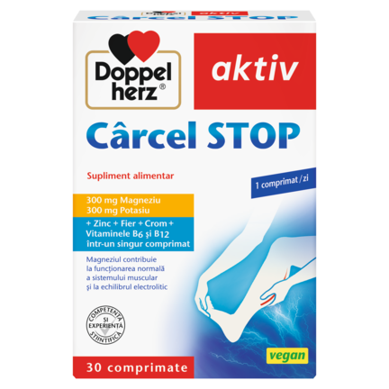 Illustration of the product packaging Doppelherz aktiv Cârcel STOP front view