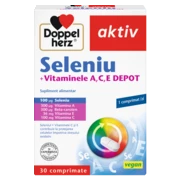 Doppelherz aktiv Seleniu + Vitaminele A, C, E Vedere frontală