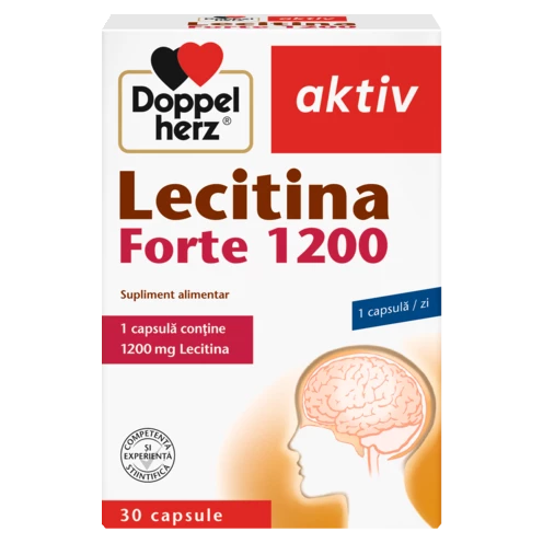 Doppelherz aktiv Lecitină Forte 1200 Vedere frontală