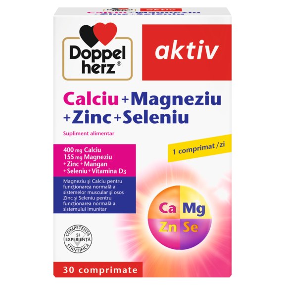Calciu + Magneziu + Zinc + Seleniu