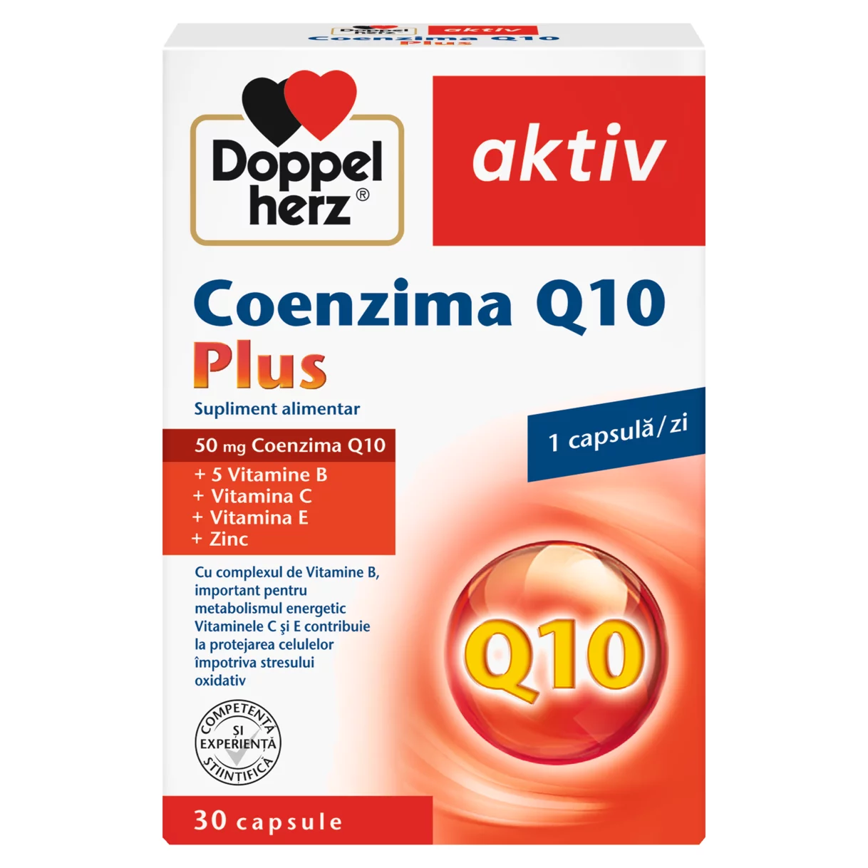 Doppelherz aktiv Coenzima Q10 Plus Vedere frontală