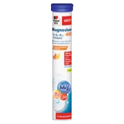 Doppelherz aktiv Magneziu 400 + B1 + B6 + B12 + Acid Folic Efervescent Vedere frontală