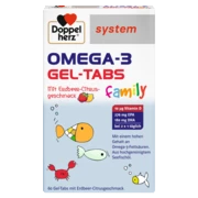 Doppelherz system OMEGA-3 GEL TABS FAMILY Vedere frontală