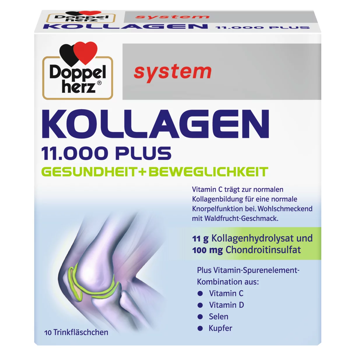 Doppelherz system KOLLAGEN 11.000 PLUS Vedere frontală