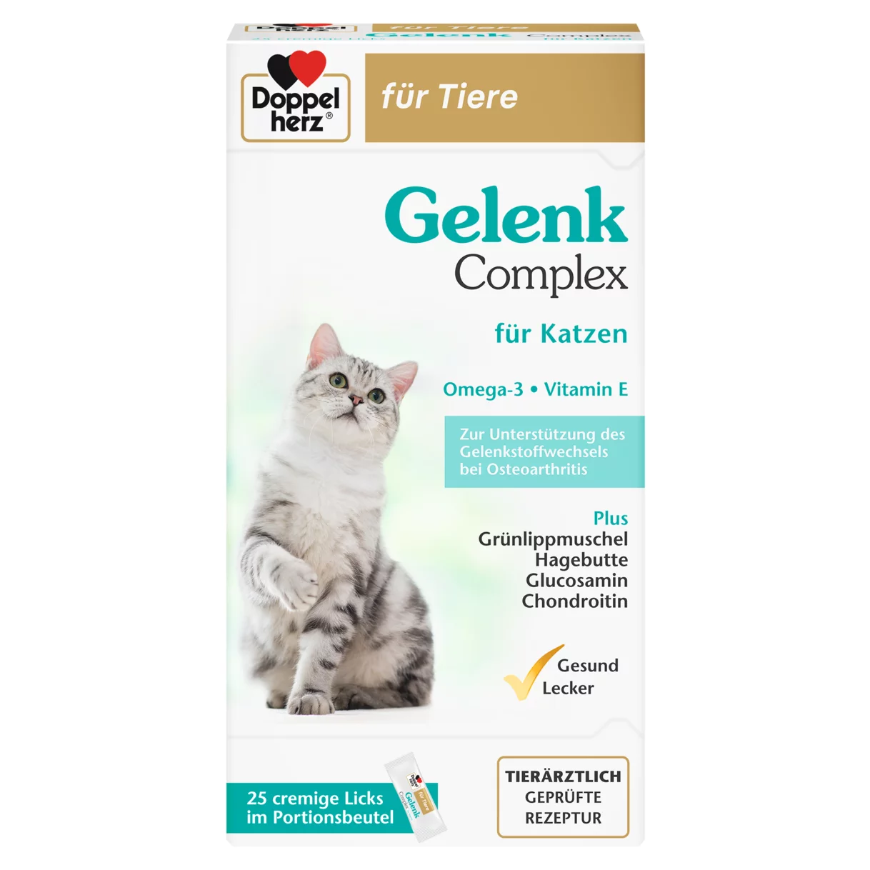 Doppelherz für Tiere COMPLEX ARTICULAȚII PENTRU PISICI Vedere frontală
