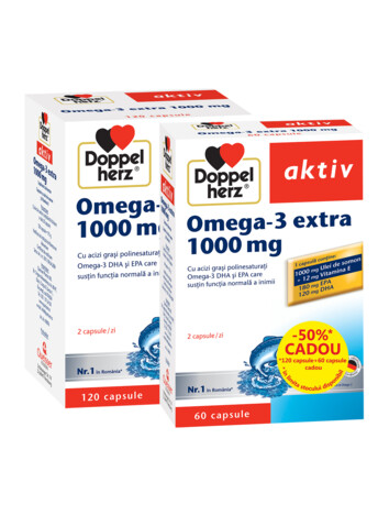 (OFERTĂ) Doppelherz aktiv Omega 3 1000 mg