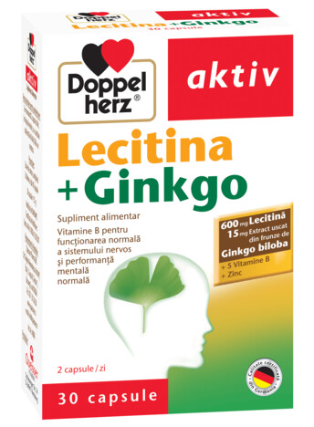 Doppelherz aktiv Lecitină + Ginkgo