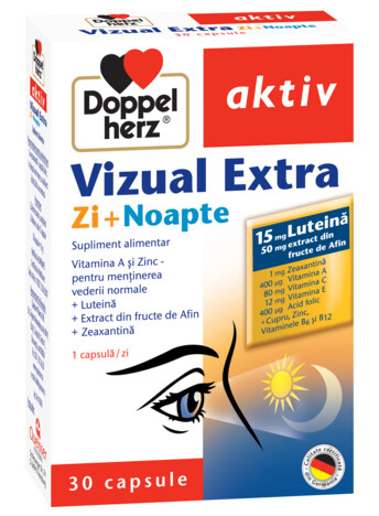 Vizual Aktiv Extra- DoppelHerz, 30 tablete (Pentru vedere) - oxfordtm.ro