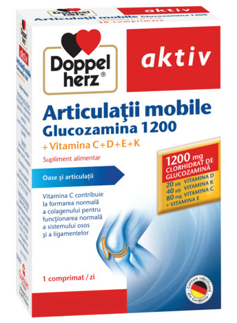 Doppelherz aktiv Articulații mobile Glucozamina 1200